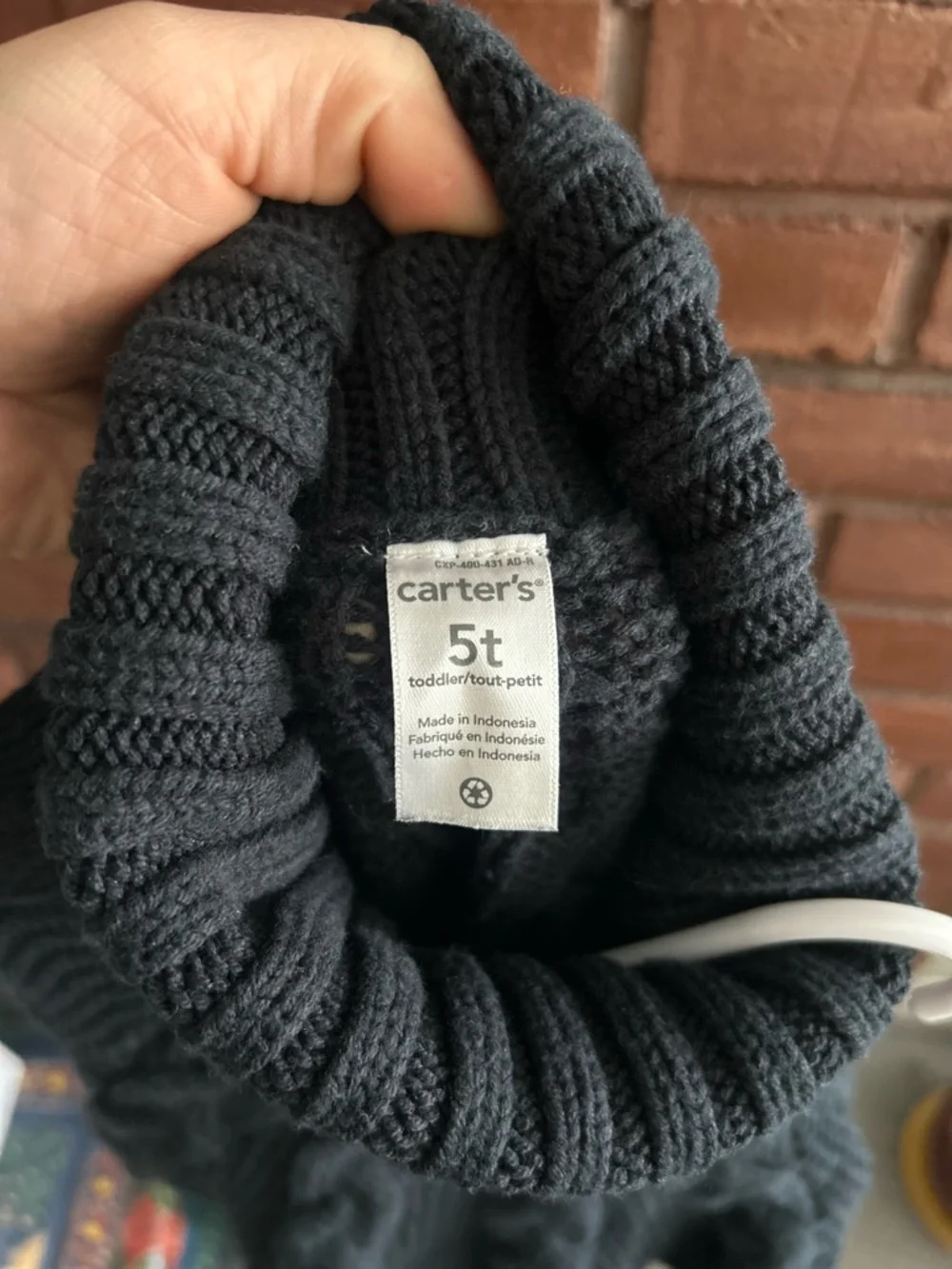 5T Bundle Old Navy Hooded Jacket + Carter’s Knit Sweater Cozy Fall spring